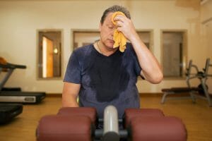 Sweat your assets, like this man is sweating